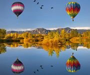 pic for Flying Air Ballons Reflections 960x800